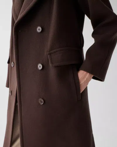 Kate Spade Outlet Wool Belted Trench Coat In Brown