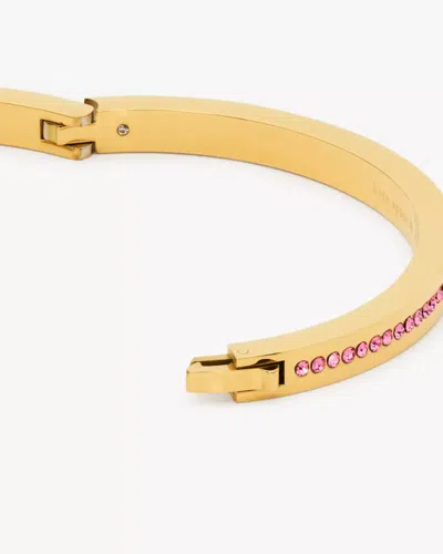 Kate Spade Outlet Ring It Up Pave Bangle In Gray