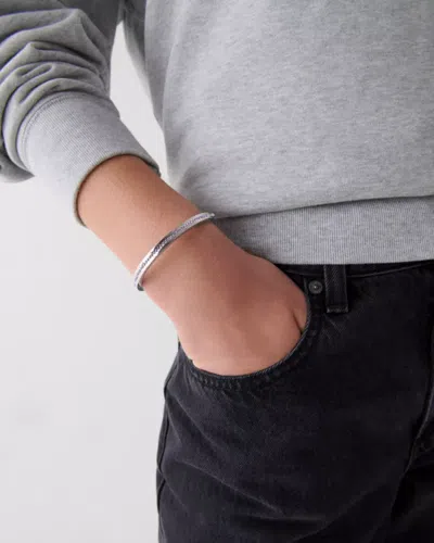Kate Spade Outlet Ring It Up Pave Bangle In Metallic