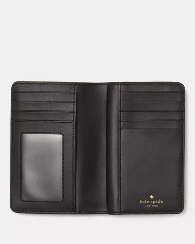Kate Spade Outlet Medium Bifold Wallet In Black