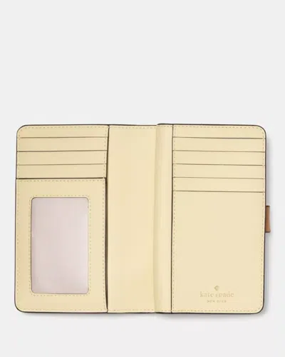 Kate Spade Outlet Medium Bifold Wallet In Brown