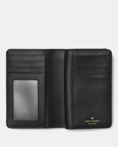 Kate Spade Outlet Medium Bifold Wallet In Black