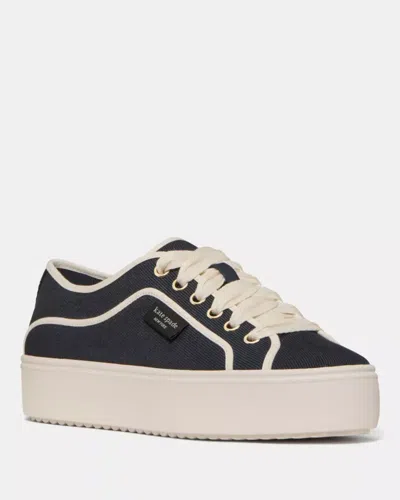 Kate Spade Outlet Sam Icon Platform Sneaker In Black