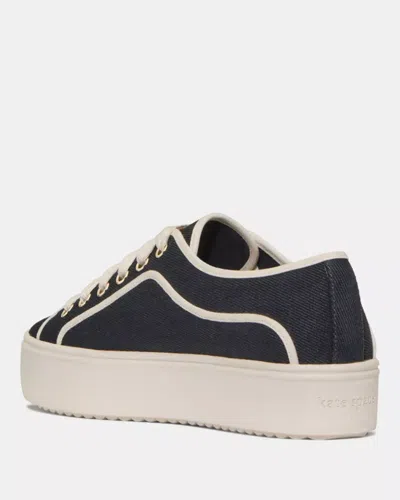 Kate Spade Outlet Sam Icon Platform Sneaker In Black