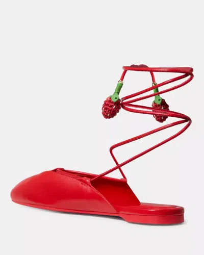Kate Spade Outlet Eloise Ankle Wrap Mule Flat In Multi