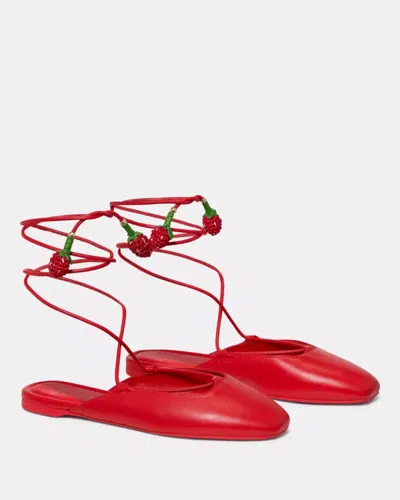 Kate Spade Outlet Eloise Ankle Wrap Mule Flat In Multi