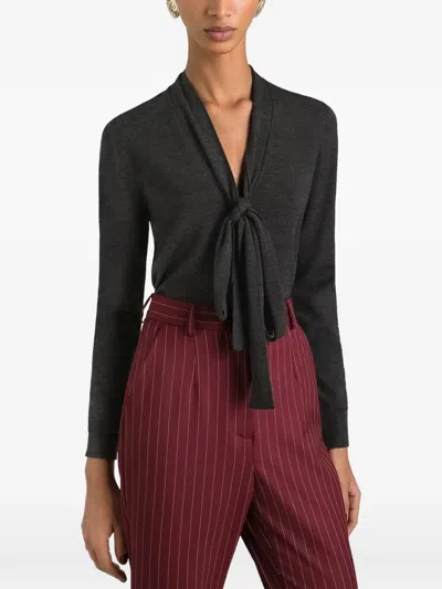 Dolce & Gabbana Virgin Wool Pullover In Gray