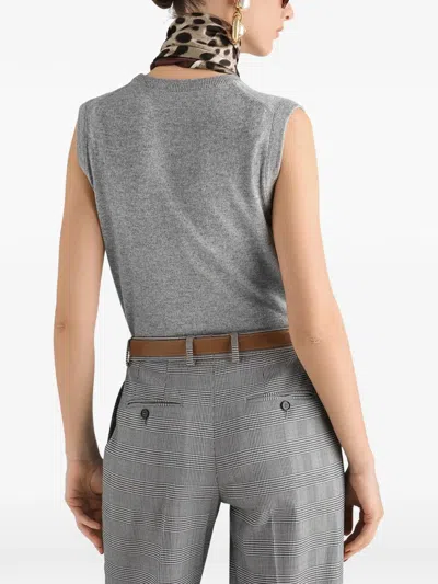 Dolce & Gabbana Cashmere Top In Multi