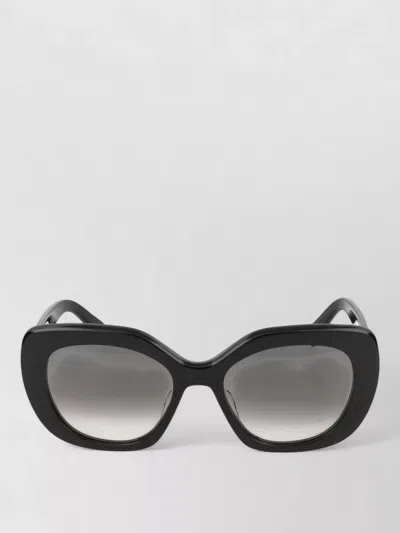 Celine Rectangular Sunglasses In Black