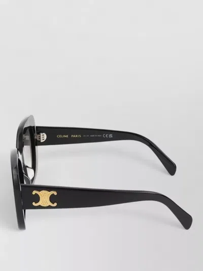 Celine Rectangular Sunglasses In Black