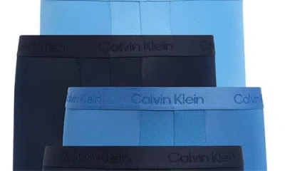 Calvin Klein 4-pack Boxer Briefs In Blue