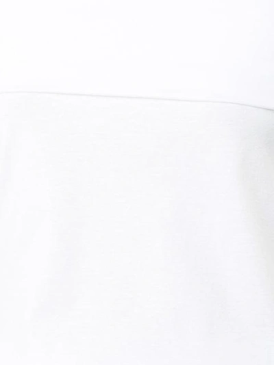 Tibi Mercerized Knit Off-the-shoulder Top, White | ModeSens