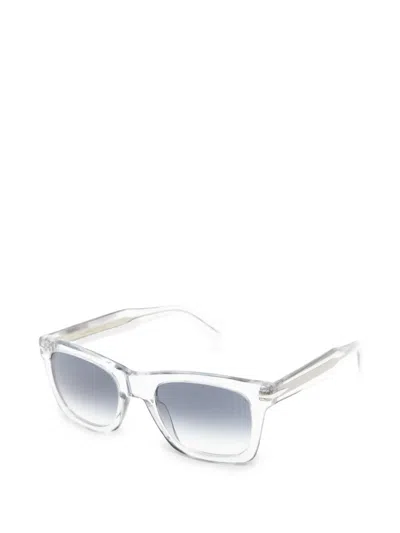 Eyewear By David Beckham Rectangle-frame Sunglasses In White