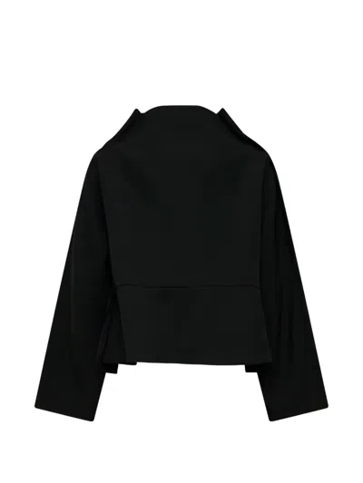 Comme Des Garçons Cropped Button-up Jacket In Multi