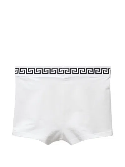 Versace Cotton-jersey Trunks In Multi
