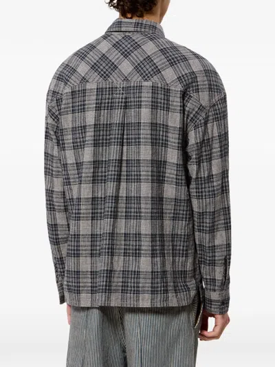 Isabel Marant Vittorio Check-pattern Shirt In Gray