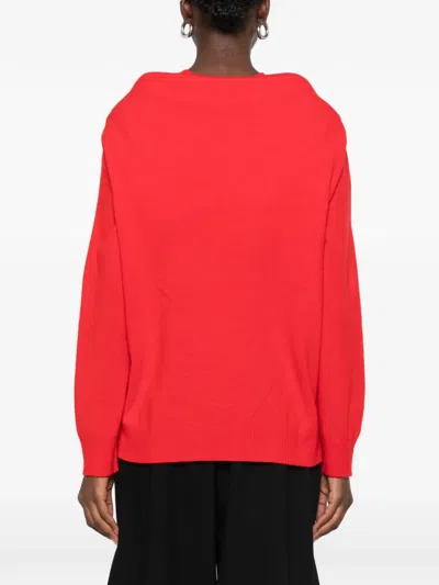 Source Unknown Tio Extra Shawl Sweater In Red