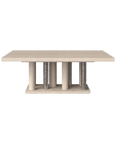 Bernhardt Prado Rectangular Extendable Dining Table In Brown