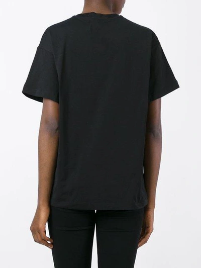 Shop Christopher Kane Saint Christopher T-shirt - Black