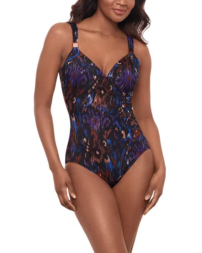 Miraclesuit Siren One-piece Swimsuit In Multicolor In Black