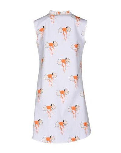 Shop Au Jour Le Jour Shirt Dress In White