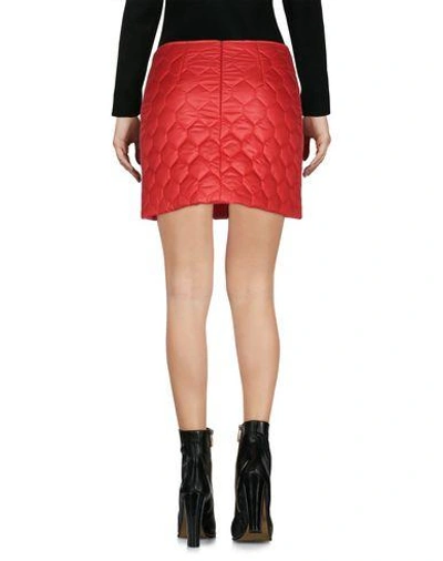 Shop Au Jour Le Jour Mini Skirt In Red