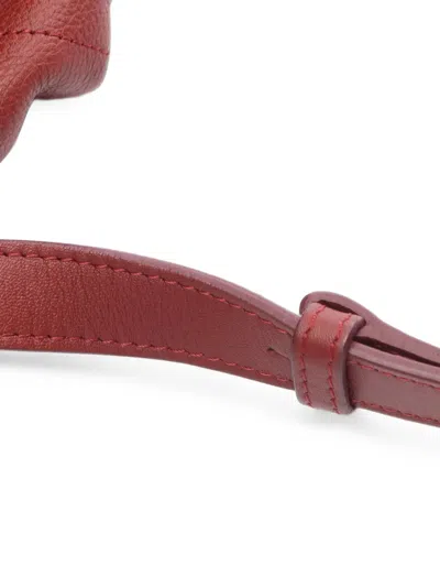 Pre-owned Chanel 2018 Matelassé Leather Backpack In Red