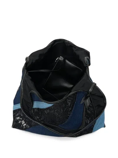 3.1 Phillip Lim Lace-panelled Patchwork Tote Bag In Blue