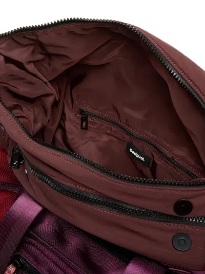 Desigual Multi-pocket Backpack In Purple