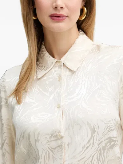 Silvian Heach Patterned Blouse In White