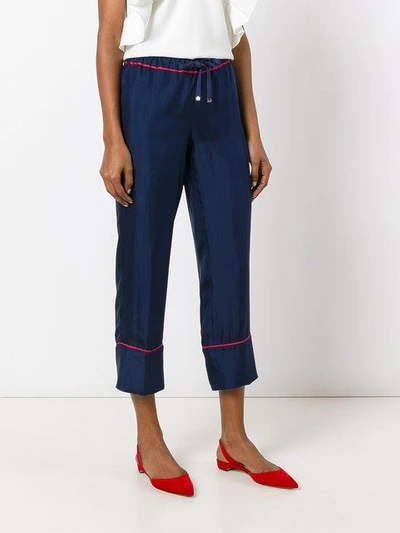 Shop Moncler High-waist Trousers