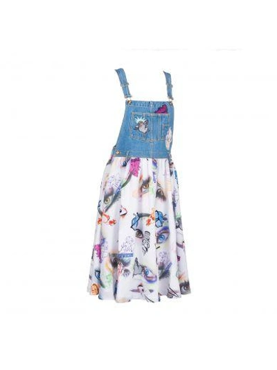 Shop Kenzo Overall Top Dress In Blue