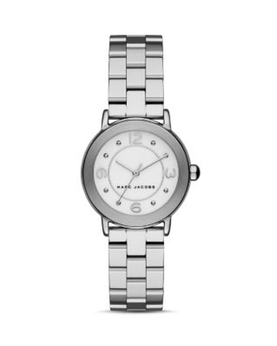 Marc Jacobs Riley Stainless Steel Timepiece In White