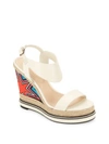 NICHOLAS KIRKWOOD Leather Wedge Espadrille