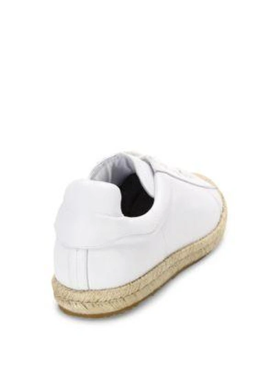 Shop Alexander Wang Rian Espadrille Sneakers In Optic White