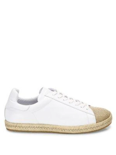 Shop Alexander Wang Rian Espadrille Sneakers In Optic White