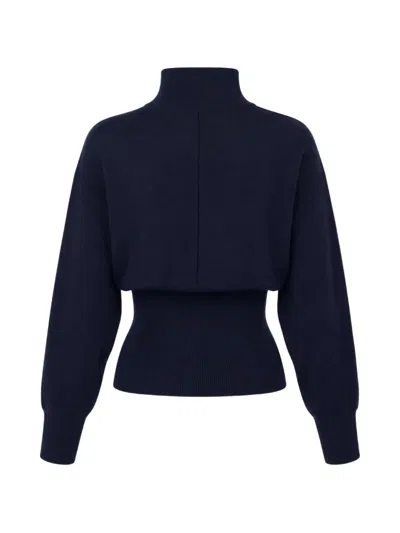 Open Yy Button-up Cardigan In Blue