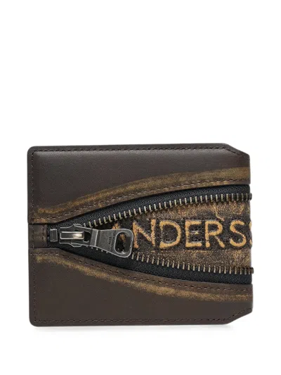 Andersson Bell Embossed-logo Wallet In Brown
