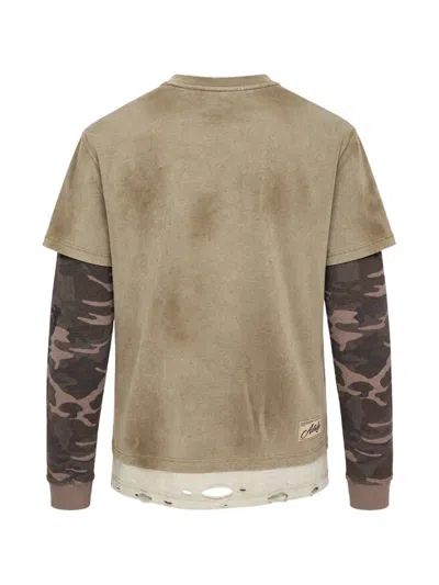 Andersson Bell Distressed Layered T-shirt In Multi