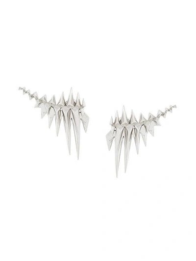 Kasun London Glacier Earrings In Metallic