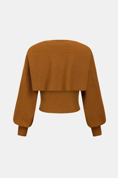 Cupshe Candlelight Magic Orange Sweater In Orange
