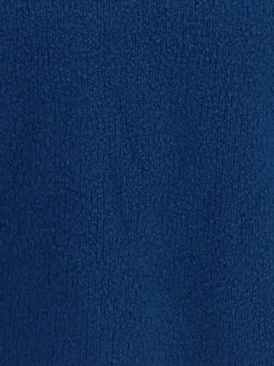 Rier Lamb Wool V-neck Sweater In Blue