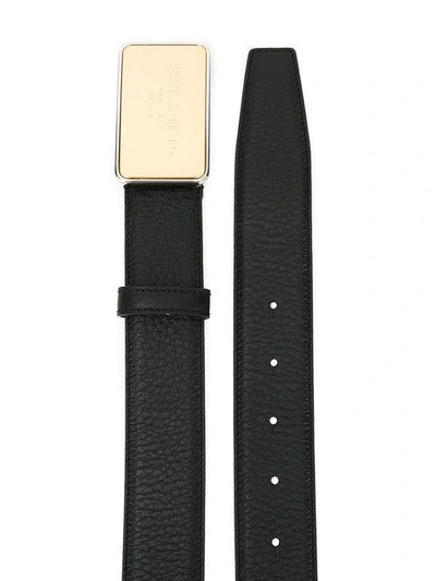 Shop Dolce & Gabbana Branded Belt - Black