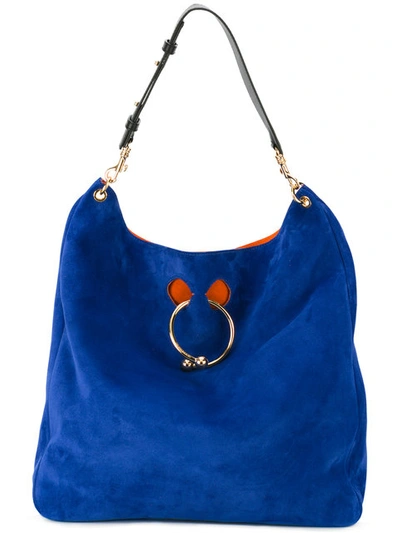 Jw Anderson J.w. Anderson Pierce Obo Shopping Bag In Blue