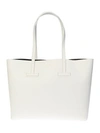 TOM FORD White Leather Day Tote,L0955TC98CHALK