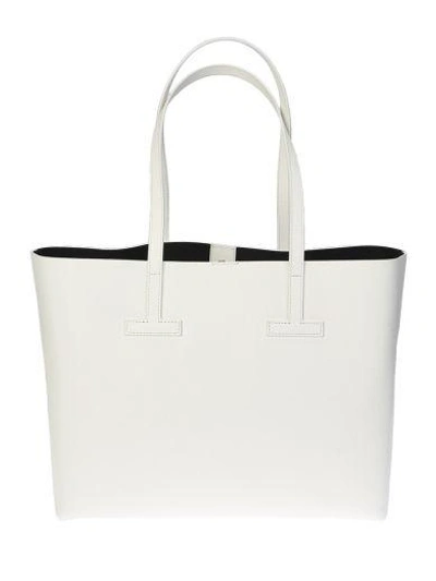 Shop Tom Ford White Leather Day Tote