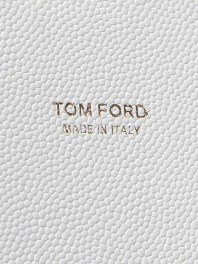 Shop Tom Ford White Leather Day Tote