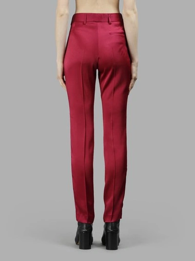 Shop Haider Ackermann Women's Red Kuiper Trousers