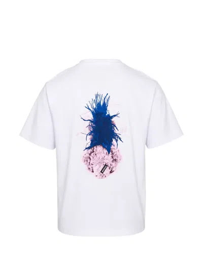 We11 Done Teddy-bear Graphic T-shirt In White