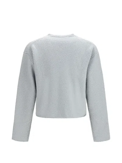 Rier Ribbed-knit V-neck Sweater In Blue